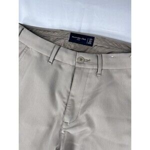 Abercrombie & Fitch Baggy Chino Pants Tan Khaki Men’s 32x32 (fits 32x30)
